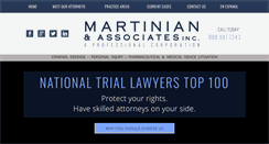 Desktop Screenshot of martinianlaw.com